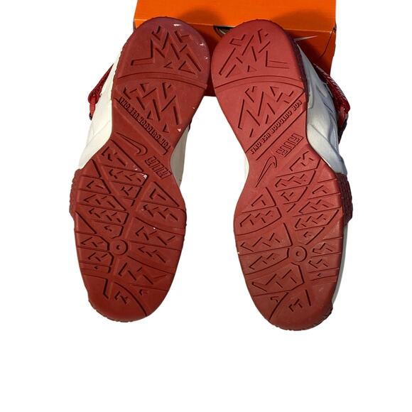 Nike Air Raid Peace White Red 318759-161 US 5.5Y OG 2008 - Picture 13 of 14